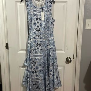 Blue & white Calvin Klein dress size 12